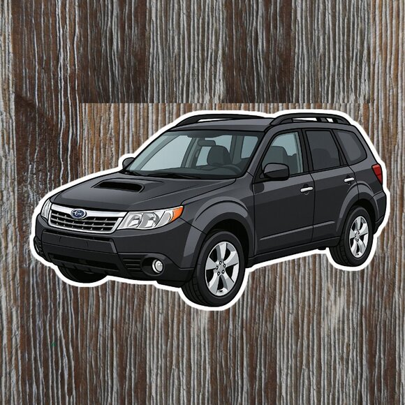 SUBARU FORESTER SH XT 3rd generation 2008-2013 Vinyl Sticker - Picture 1 of 1